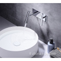 Mixer de lavabo mural